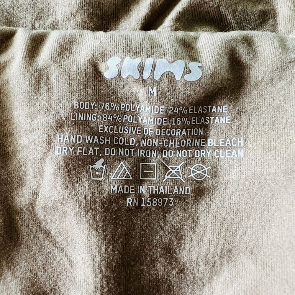 SKIMS Clay Tan Beige Fits Everybody Bandeau Bra - M - Picture 3 of 4